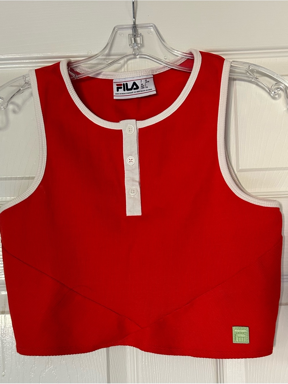 Cropped Fila Tank Top